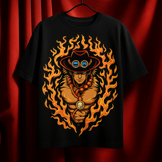Flame Soul Warrior Graphic T-Shirt